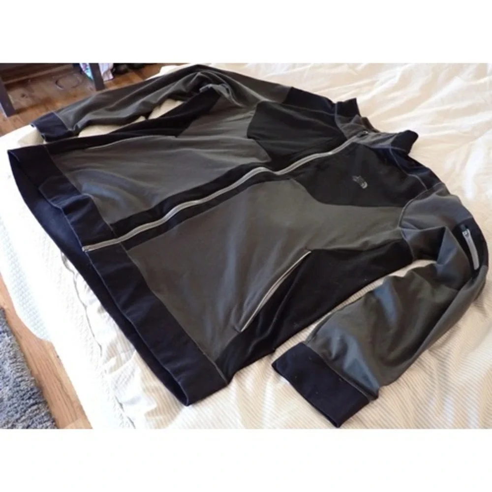 The North‎ Face Track Jacket Mens XXXL Grey Black Excellent Mountain Athletics